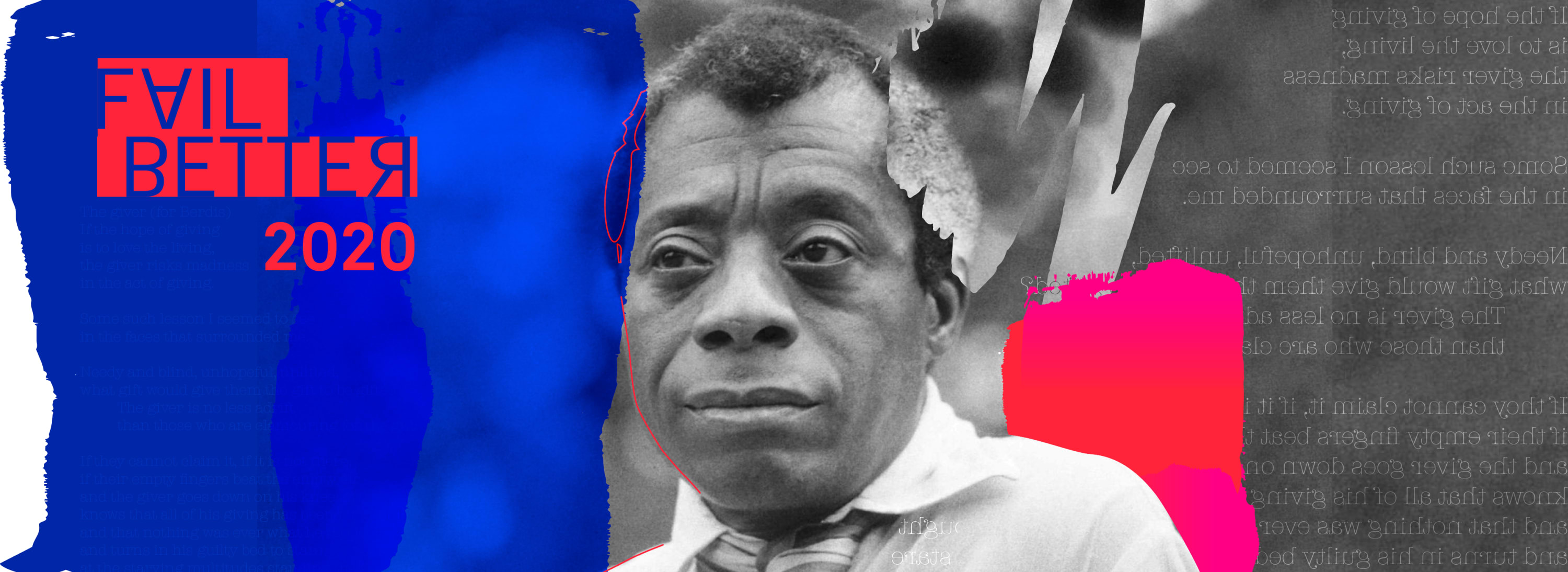 Profile image of poet James Baldwin